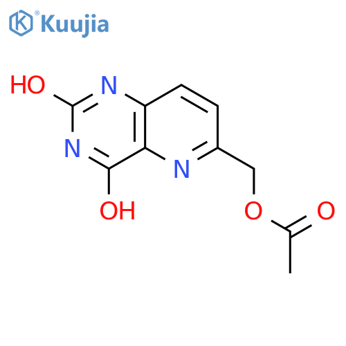 (2,4-Dihydroxypyrido[3,2-d]pyrimidin-6-yl)methyl acetate structure