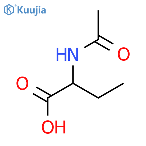 N-ACETYL-DL-2-AMINO-N-BUTYRIC ACID structure