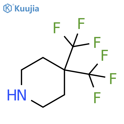 4,4-bis(trifluoromethyl)piperidine structure