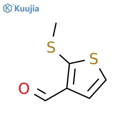 2-methylsulfanylthiophene-3-carbaldehyde structure