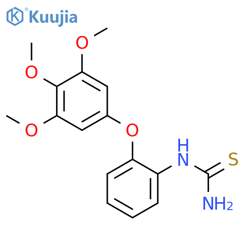 THIOUREA, [2-(3,4,5-TRIMETHOXYPHENOXY)PHENYL]- structure