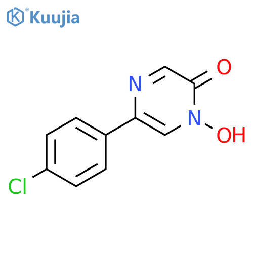 5-(4-chlorophenyl)-1-hydroxy-1,2-dihydropyrazin-2-one structure