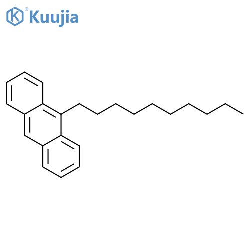 Anthracene, 9-decyl- structure