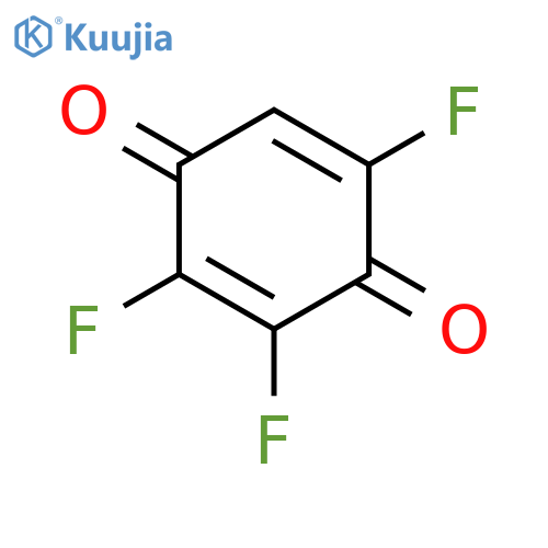 2,5-Cyclohexadiene-1,4-dione, 2,3,5-trifluoro- structure