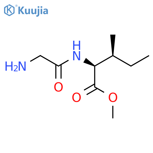 methyl (2S,3S)-2-(2-aminoacetamido)-3-methylpentanoate structure
