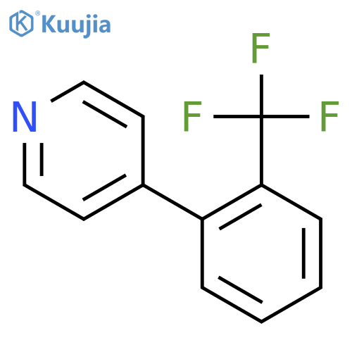 4-(2-(Trifluoromethyl)phenyl)pyridine structure
