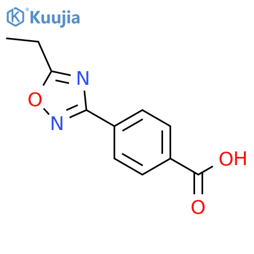 4-(5-Ethyl-1,2,4-oxadiazol-3-yl)benzoic Acid structure