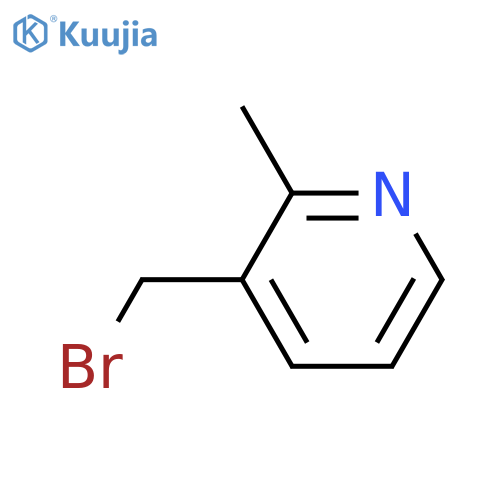 3-(Bromomethyl)-2-methylpyridine structure