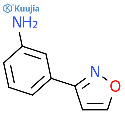 Benzenamine,3-(3-isoxazolyl)- structure