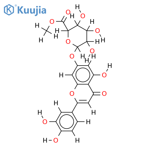 7-O-beta-D-Glucuronoside,Me ester-3',4',5,7-Tetrahydroxyflavone structure
