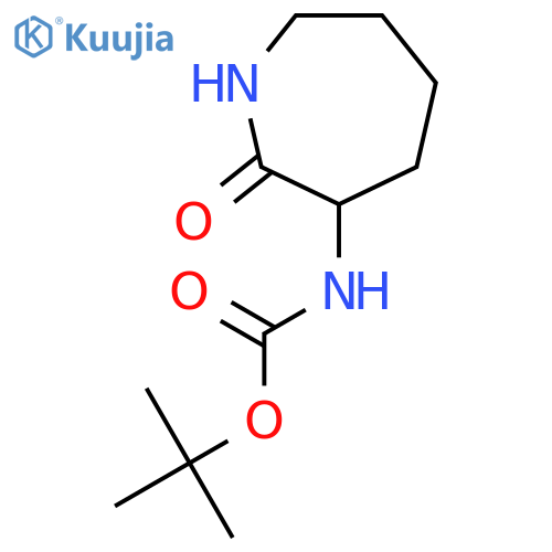 tert-butyl N-[(3S)-2-oxoazepan-3-yl]carbamate structure