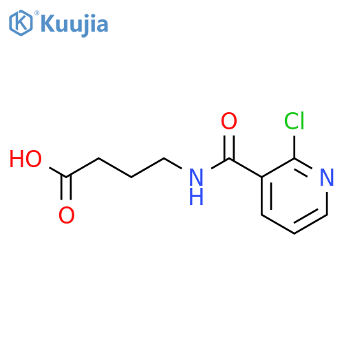4-(2-Chloronicotinamido)butanoic acid structure