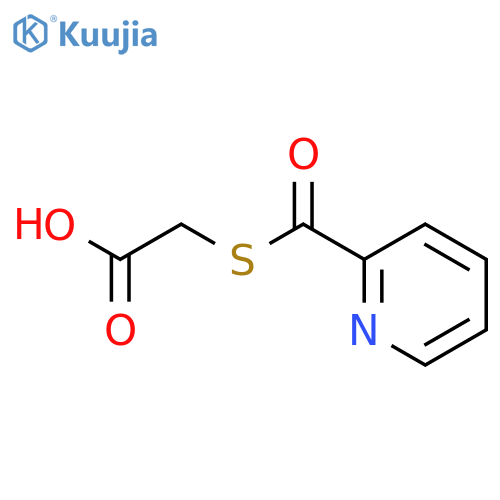 Acetic acid,2-[(2-pyridinylcarbonyl)thio]- structure