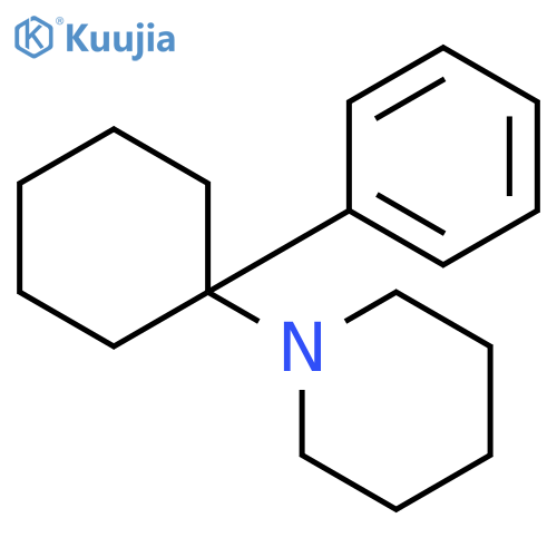 Piperidine,1-(1-phenylcyclohexyl)- structure