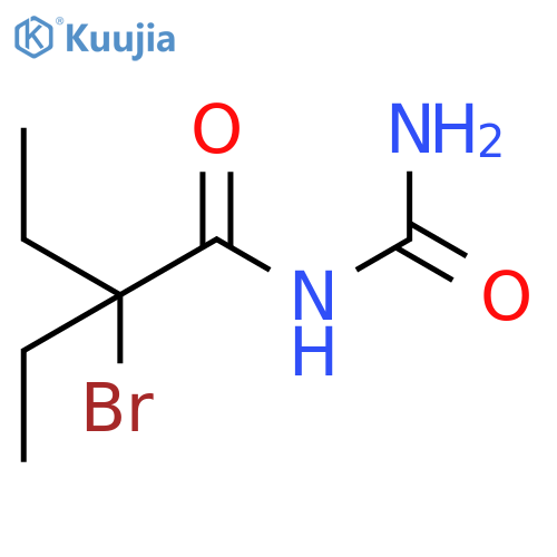 Butanamide,N-(aminocarbonyl)-2-bromo-2-ethyl- structure