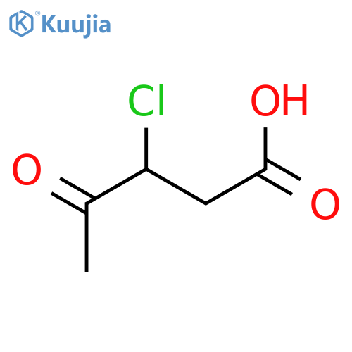 Pentanoic acid,3-chloro-4-oxo- structure