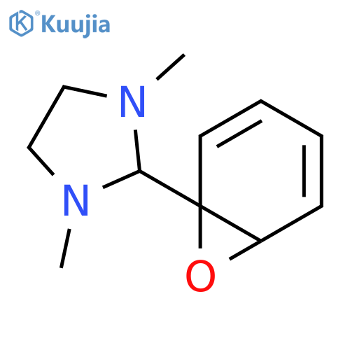 Imidazolidine, 1,3-dimethyl-2-(7-oxabicyclo[4.1.0]hepta-2,4-dien-1-yl)- structure