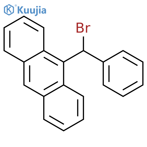ANTHRACENE, 9-(BROMOPHENYLMETHYL)- structure