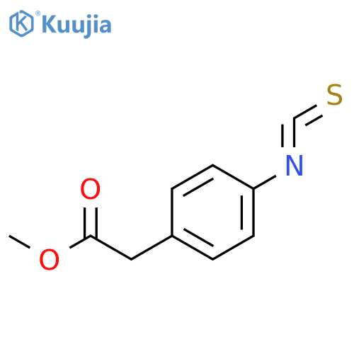 Methyl (4-isothiocyanatophenyl)acetate structure