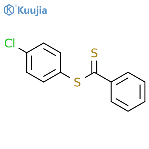 Benzenecarbodithioic acid, 4-chlorophenyl ester structure