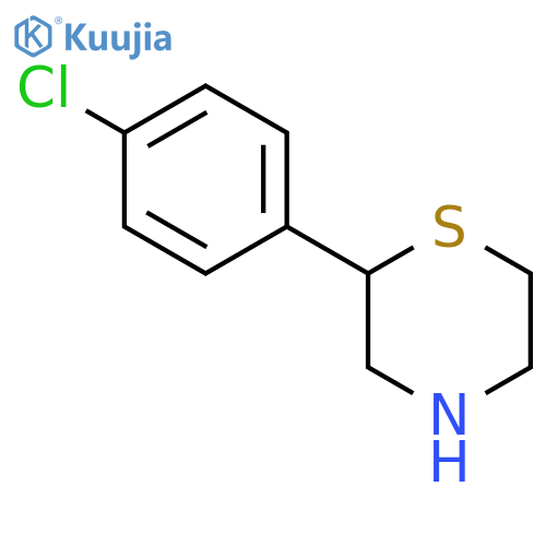 Thiomorpholine, 2-(4-chlorophenyl)- structure
