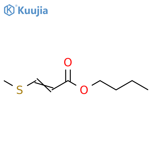 BUTYL BETA-(METHYLTHIO)ACRYLATE structure