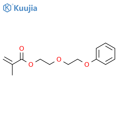 2-Propenoic acid, 2-methyl-, 2-(2-phenoxyethoxy)ethyl ester structure