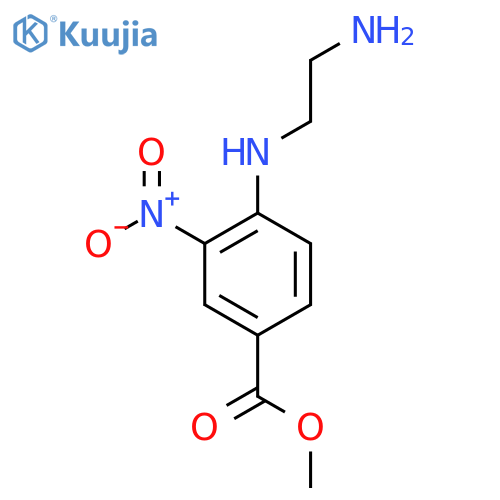 methyl 4-(2-aminoethyl)amino-3-nitrobenzoate structure