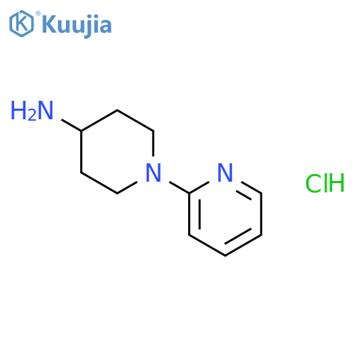 1-pyridin-2-ylpiperidin-4-amine;hydrochloride structure