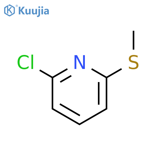 2-chloro-6-(methylsulfanyl)pyridine structure