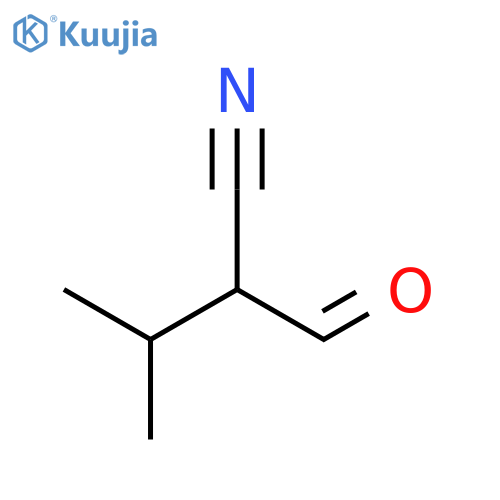 2-formyl-3-methylButanenitrile structure
