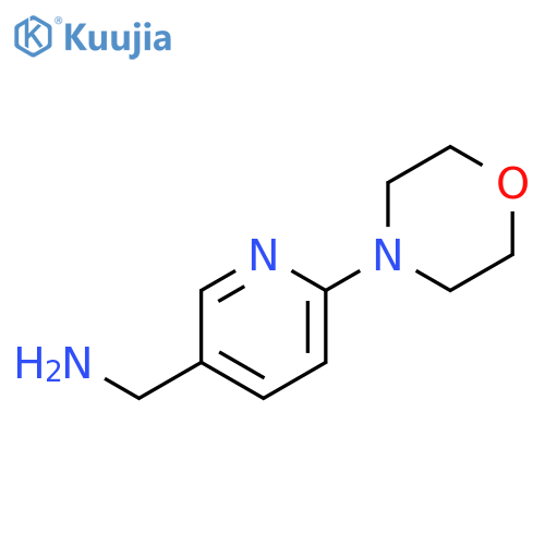 1-[6-(morpholin-4-yl)pyridin-3-yl]methanamine structure