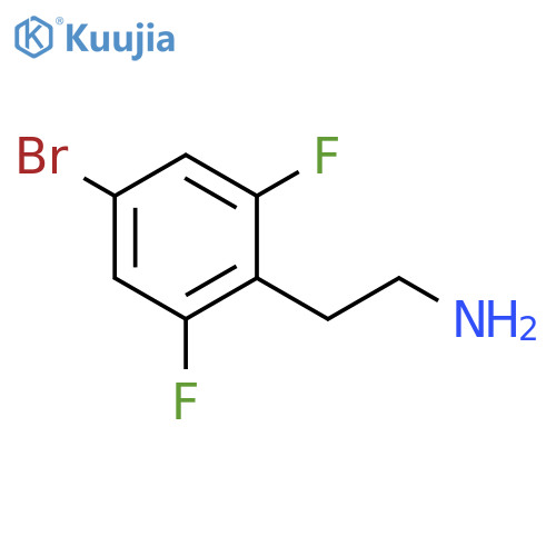 2-(4-bromo-2,6-difluorophenyl)ethan-1-amine structure