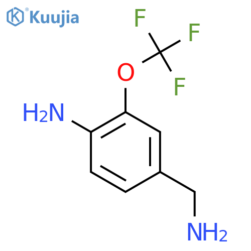 4-Amino-3-(trifluoromethoxy)benzylamine structure