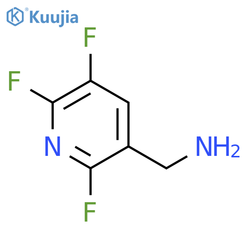 (2,5,6-Trifluoropyridin-3-yl)methanamine structure