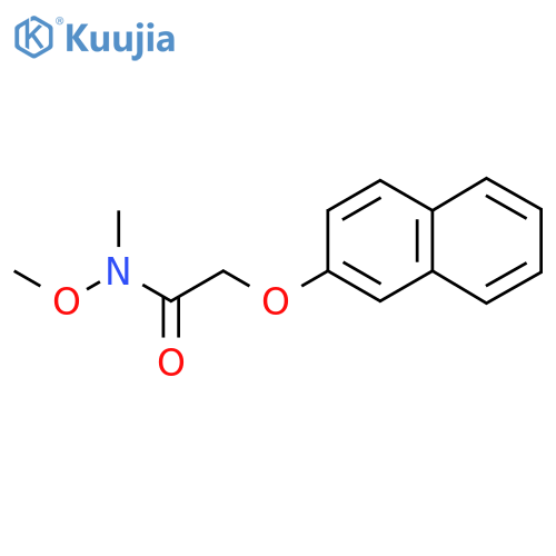 N-Methoxy-N-methyl-2-(naphthalen-2-yloxy)acetamide structure