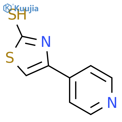 4-(4-Pyridinyl)thiazole-2-thiol structure