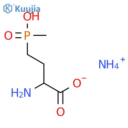 Glufosinate ammonium structure