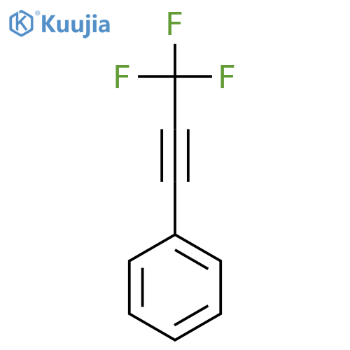 Benzene, (3,3,3-trifluoro-1-propynyl)- structure