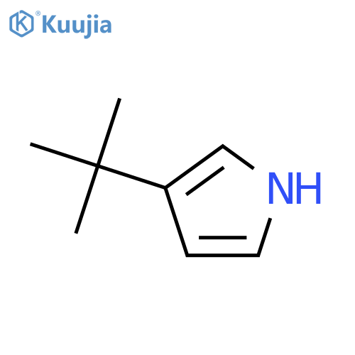 3-tert-butyl-1H-pyrrole structure