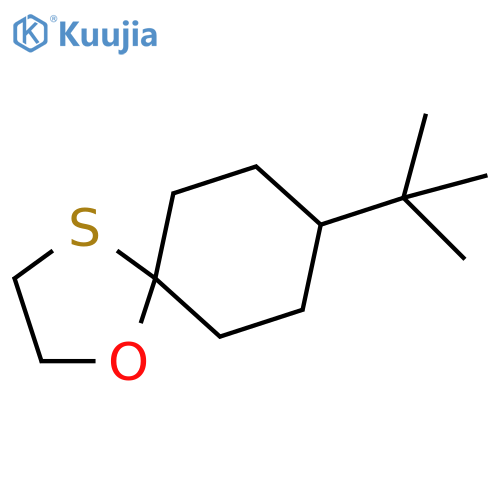 1-Oxa-4-thiaspiro[4.5]decane, 8-(1,1-dimethylethyl)- structure