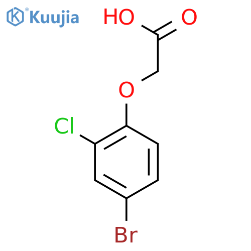 (4-Bromo-2-chlorophenoxy)acetic Acid structure