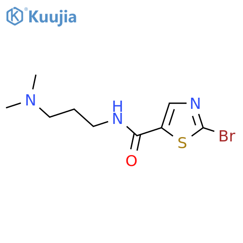 2-Bromo-N-(3-Me2N-propyl)-5-thiazolecarboxamide structure