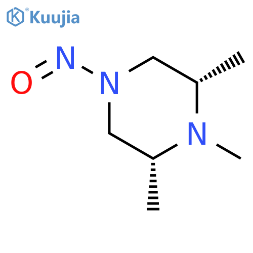 Piperazine,1,2,6-trimethyl-4-nitroso-, cis- (9CI) structure