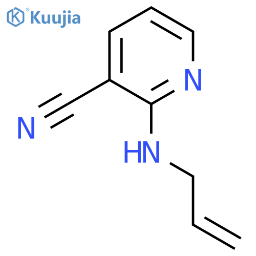 2-[(prop-2-en-1-yl)amino]pyridine-3-carbonitrile structure