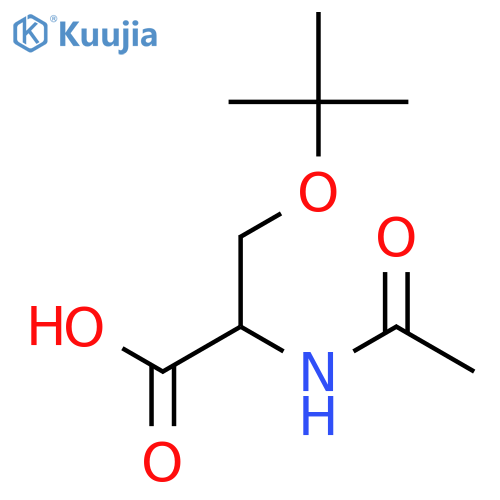 Ac-ser(tbu)-oh structure