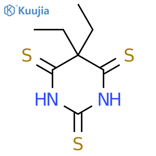 2,4,6(1H,3H,5H)-Pyrimidinetrithione, 5,5-diethyl- structure