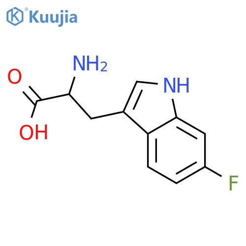 6-Fluoro-DL-tryptophan structure