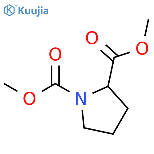 1,2-dimethyl pyrrolidine-1,2-dicarboxylate structure
