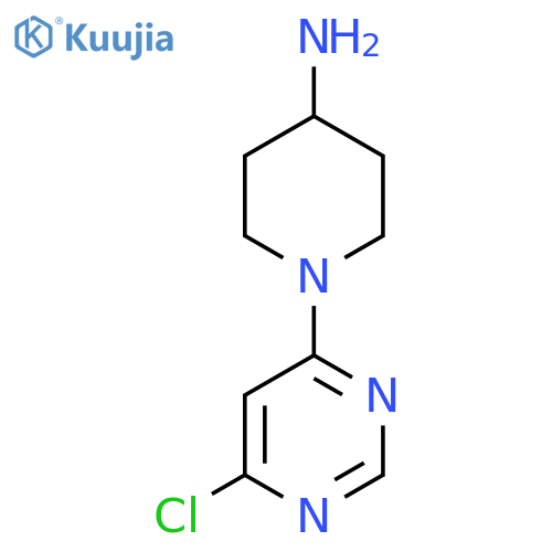 1-(6-chloropyrimidin-4-yl)piperidin-4-amine structure